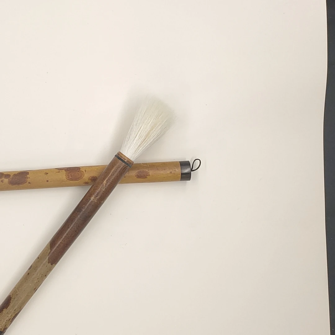 【细光锋羊毫大笔】善琏墨缘湖笔谈氏笔坊出锋7.2cm口径1.8cm