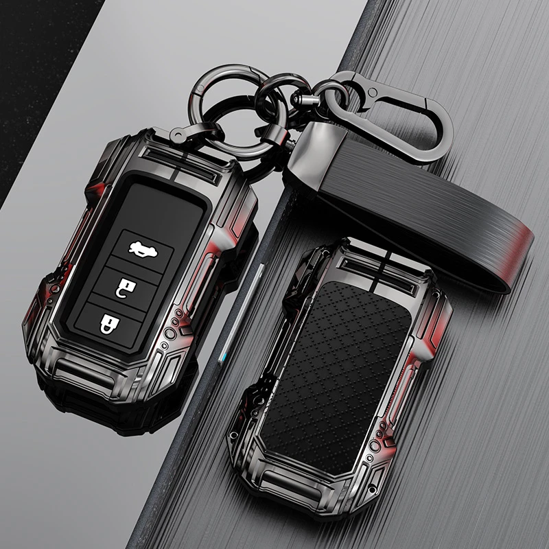 专用丰田普拉多钥匙套霸道400老款兰德酷路泽lc300包扣外壳