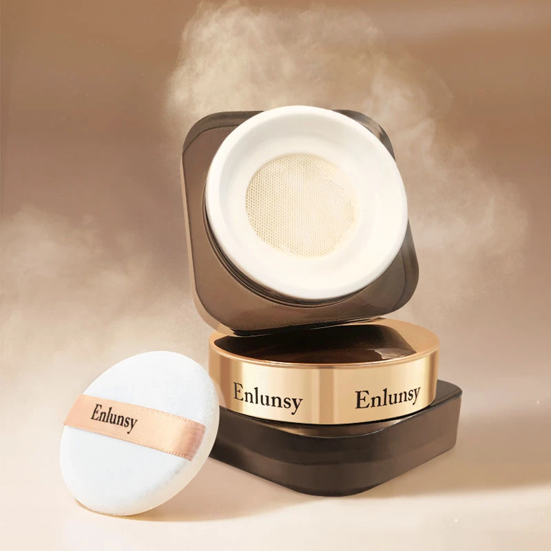 Enlunsy/安璐思柔雾定妆散粉珠光细腻清透干皮油皮不脱妆定妆粉