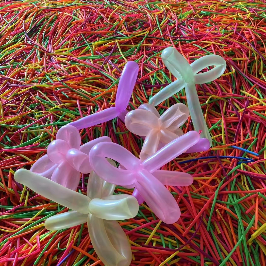 260长条乳胶气球儿童无毒花束水晶魔术加厚派对生日布置装饰品diy