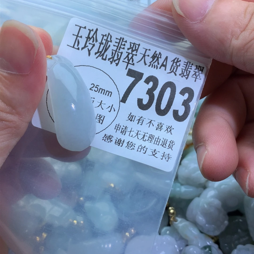 翡翠颈饰未镶嵌7303、