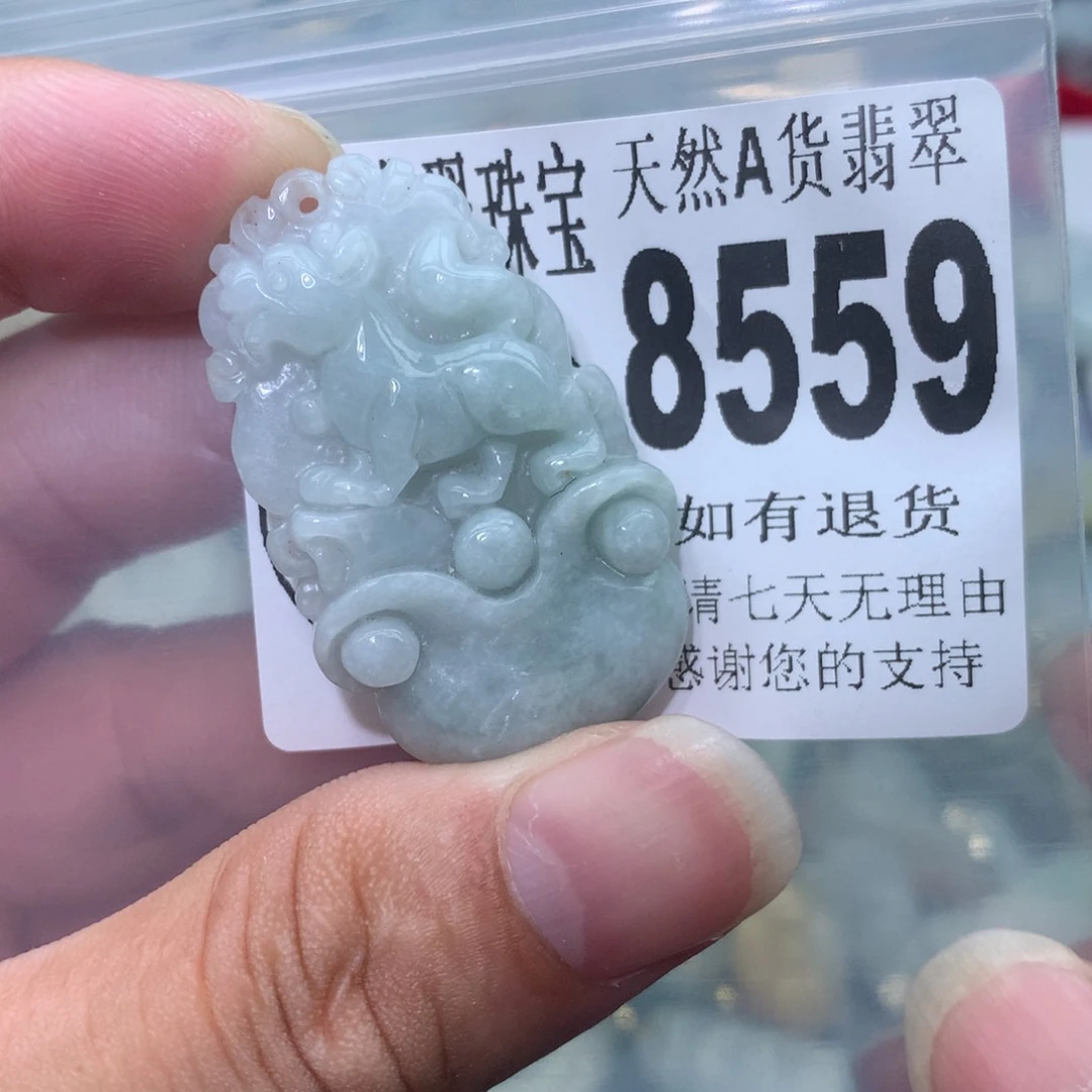 翡翠颈饰未镶嵌8559、