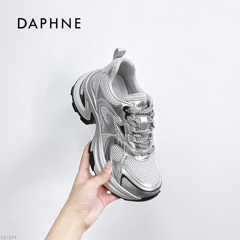Daphne/达芙妮厚底老爹鞋女2025春季新款时尚百搭潮流增高运动鞋