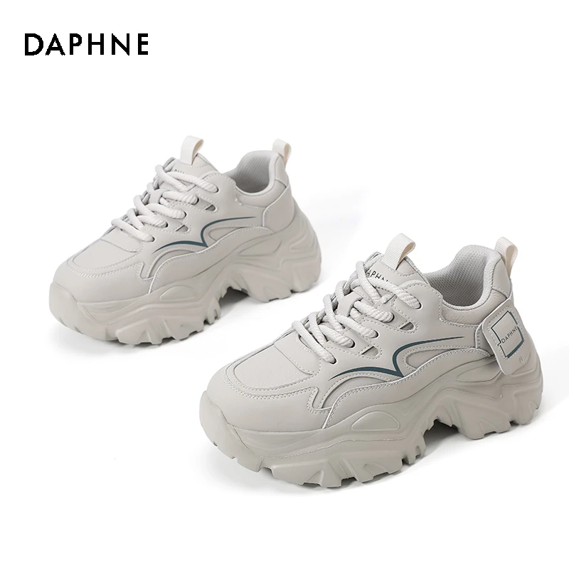 Daphne/达芙妮老爹鞋女2025春季新款女鞋百搭厚底休闲时尚运动鞋