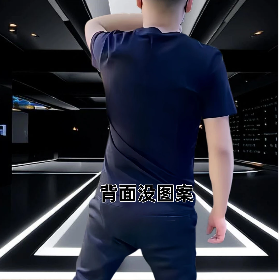 美式重磅短袖T恤男女同款潮流印花休闲半袖夏季百搭简约修身上衣