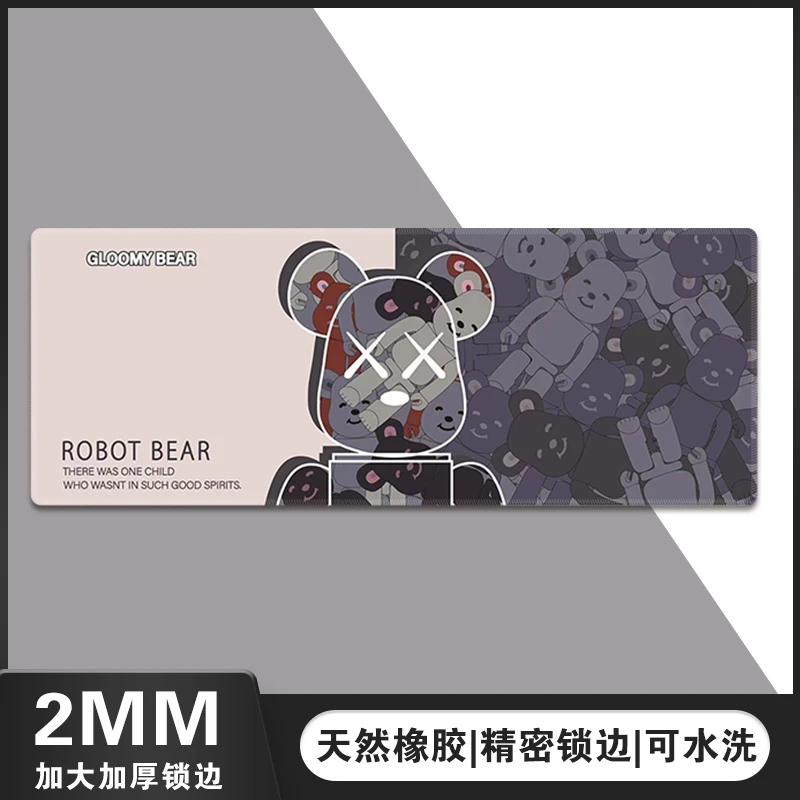 准新品  积木熊鼠标垫大号防滑电竞办公fps吃鸡csgo游戏滑鼠垫子