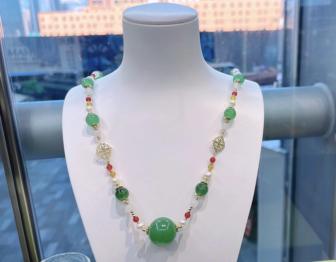 非洲翠设计款多宝毛衣链（多样性发货）