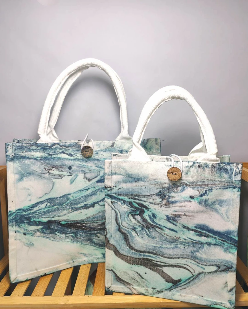 漂漆手提托特袋&瑜伽袋-手工diy【NO退NO换】