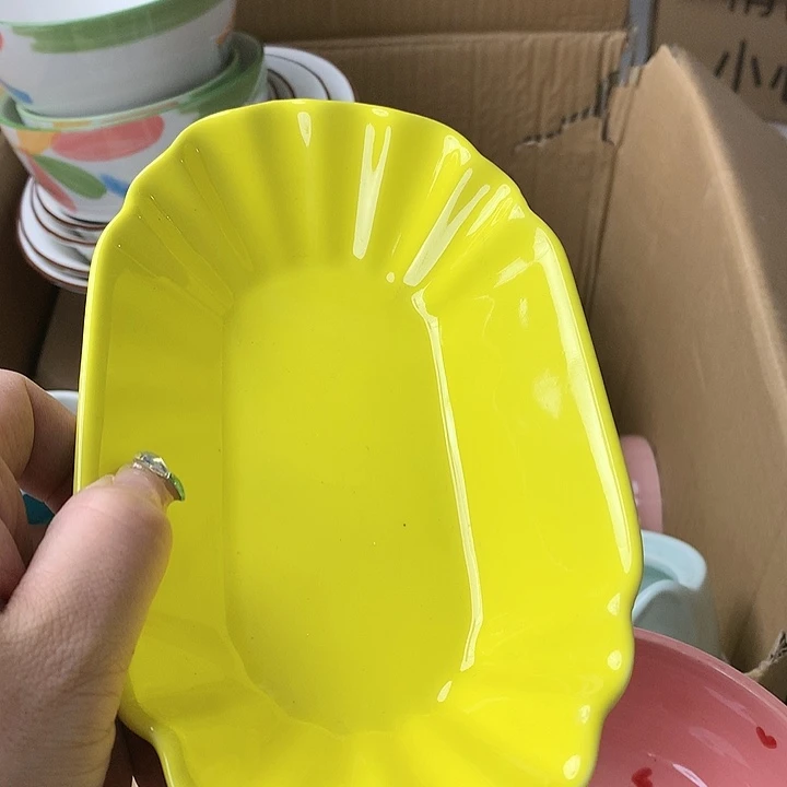 盘陶瓷制品满25拼单发货默认微瑕