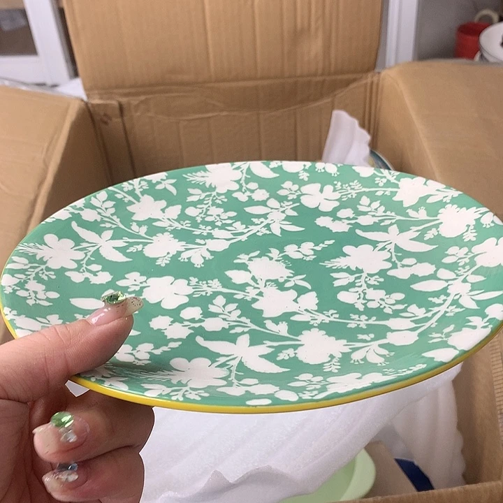 盘陶瓷制品满25拼单发货默认微瑕