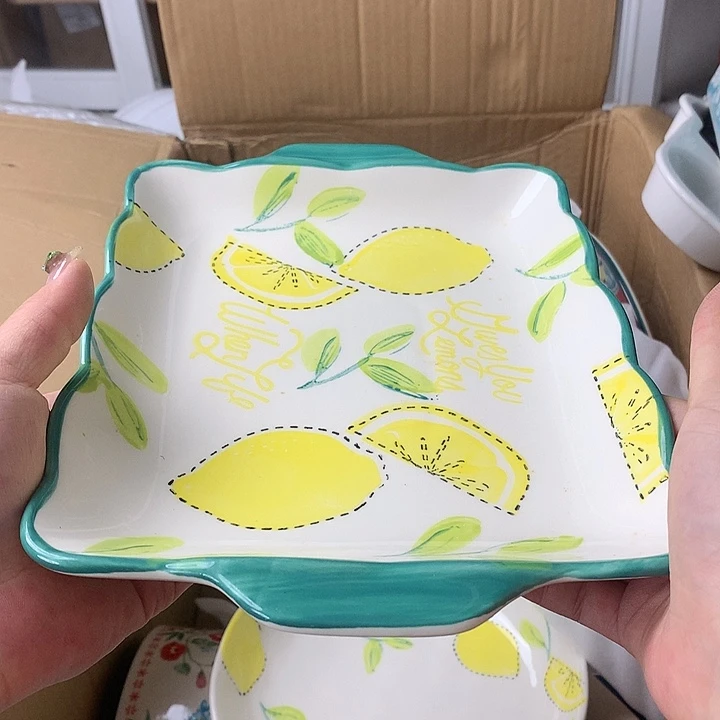 盘陶瓷制品满25拼单发货默认微瑕