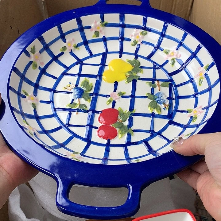 盘陶瓷制品满25拼单发货默认微瑕