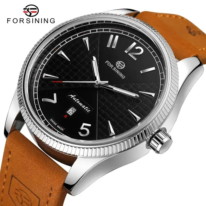 男士自动机械手表时尚百搭简约表盘机械腕表气质男款镂空机械表