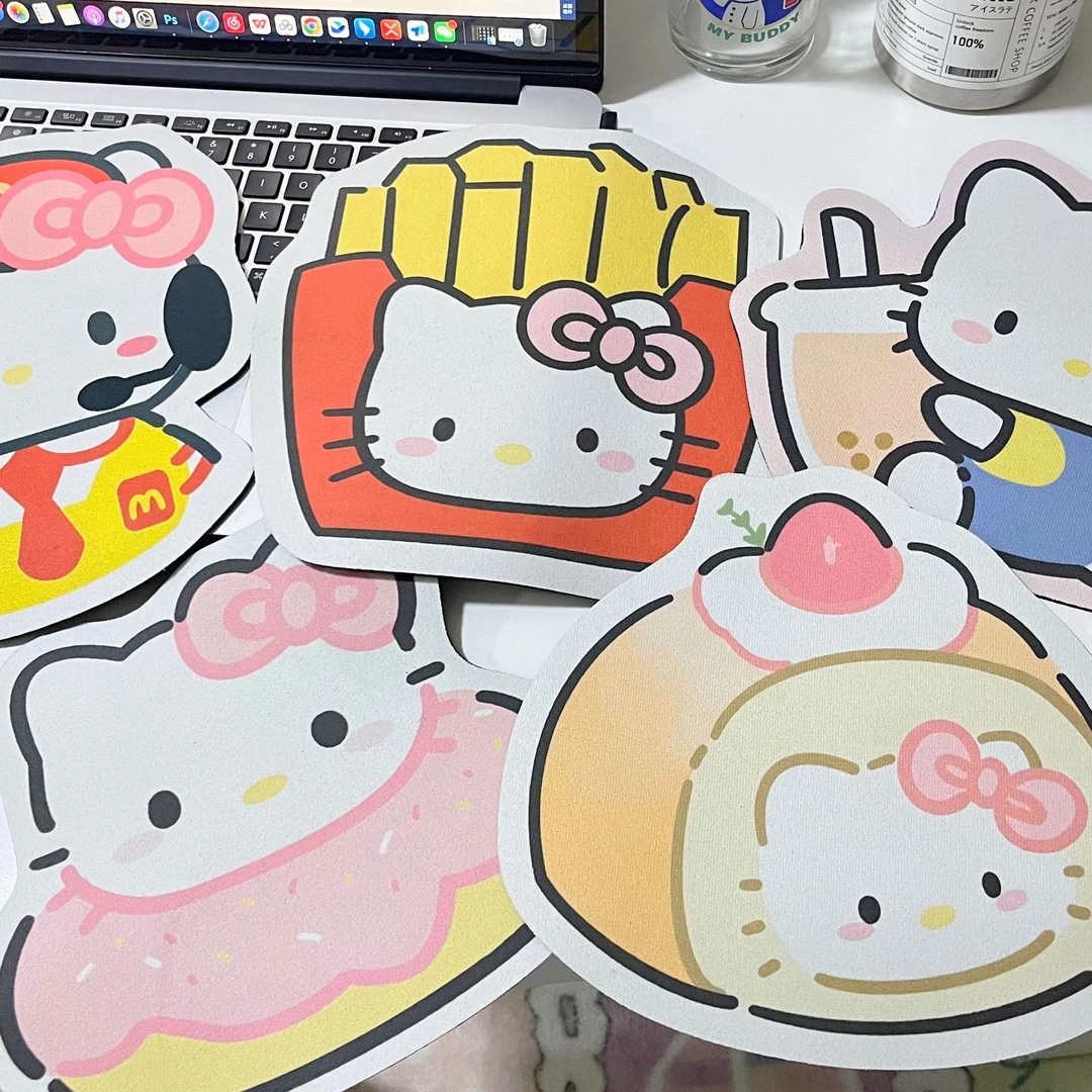 Hello Kitty鼠标垫护腕简约可爱办公游戏异形垫桌垫小清新加防滑
