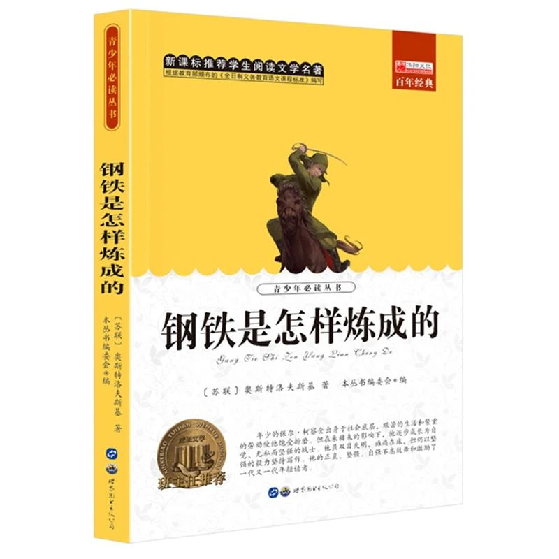 钢铁是怎样炼成的无障碍阅读小学生课外阅读书籍世界经典