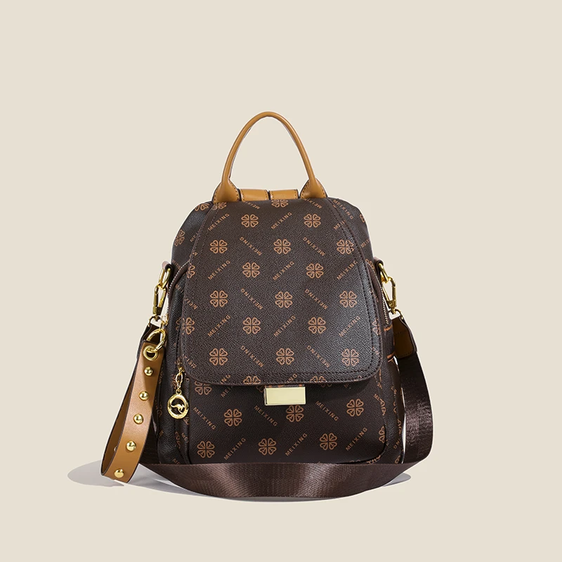 2025新款时尚双肩包多用女包休闲背包旅行包