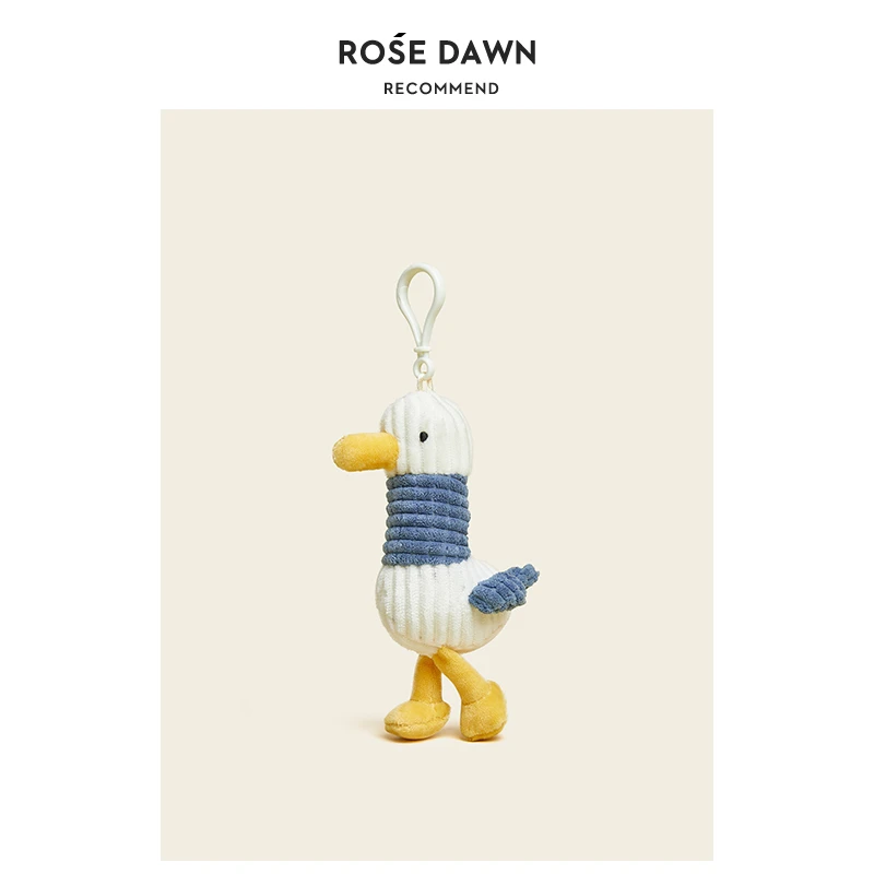 ROSEDAWN原创设计贝儿网红鸭毛绒公仔包挂件书包挂饰情侣玩偶礼品