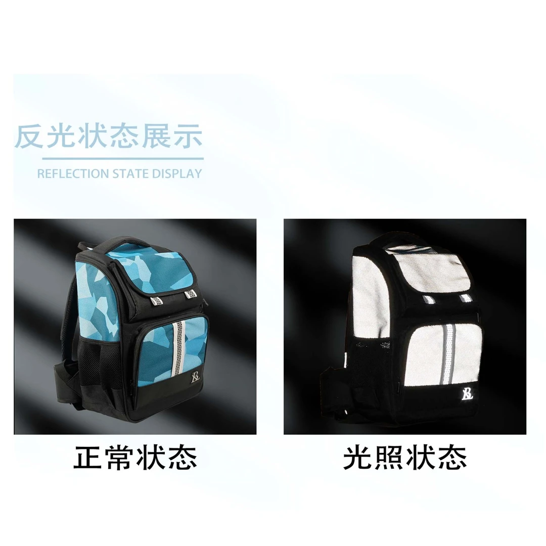巴德尔反光双肩包时尚潮流背包BDR001开学好物开学好物多功能迷彩