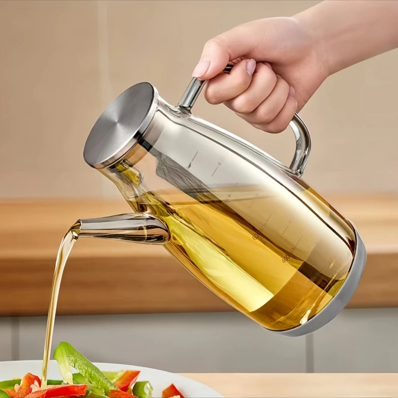 2025新款装油瓶油壶厨房家用不挂油新款油罐厨房用品大号油壶专用