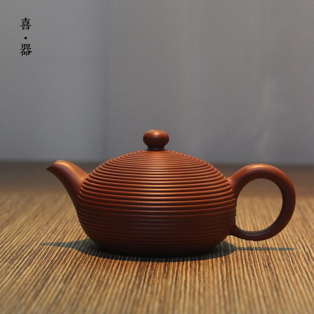 喜器 邱桂彪-玉泉 约100cc 潮州手拉壶 全手工茶壶 小品泡茶壶