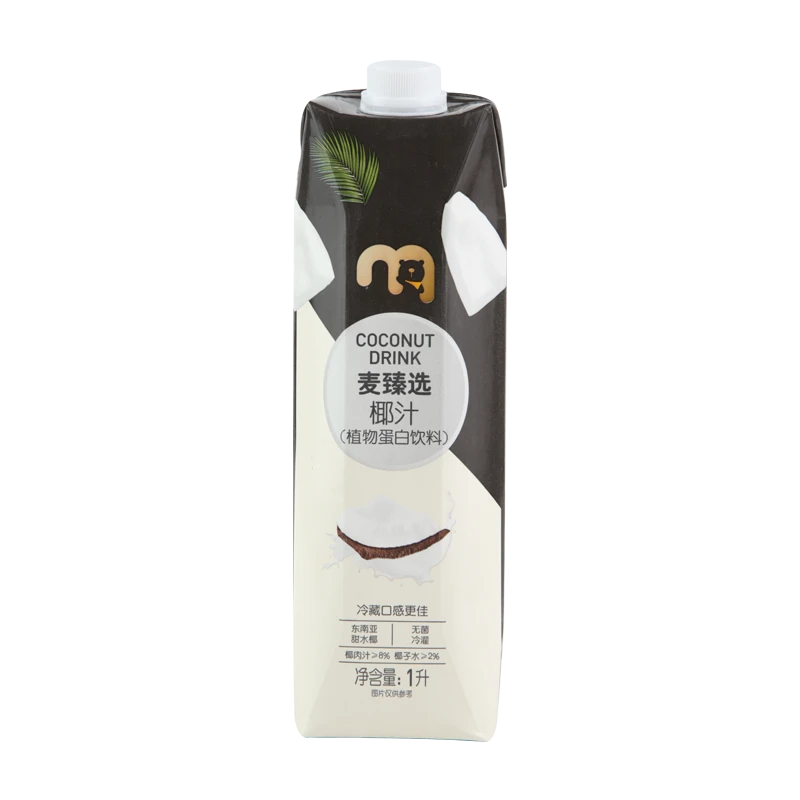 麦臻选 【6瓶整箱】麦德龙 麦臻选椰汁 1L*6 清爽 营养