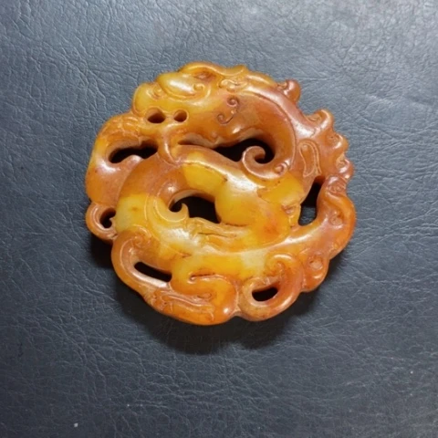 白玉菩提吊坠挂件
