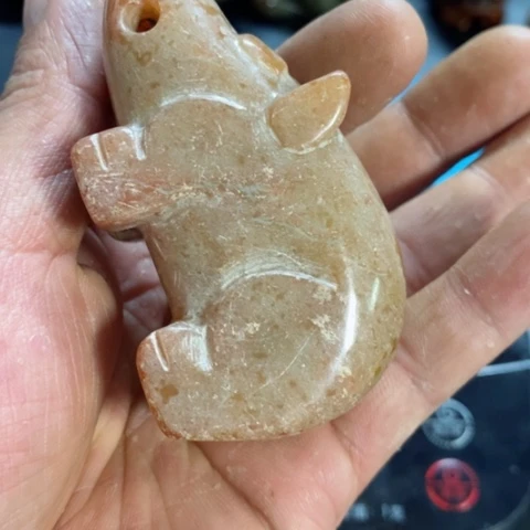 白玉菩提吊坠挂件