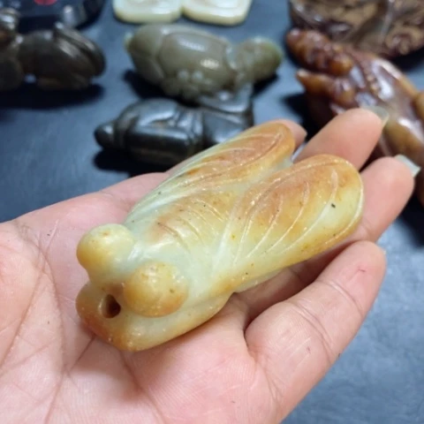 白玉菩提吊坠挂件