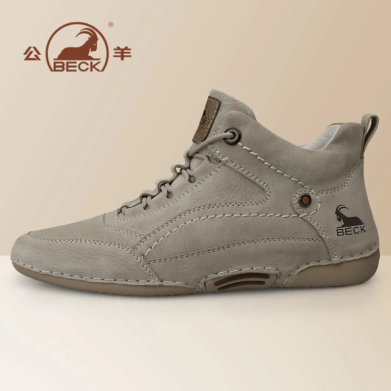 BECK/公羊新款男士男鞋意大利纯手工休闲皮鞋男潮鞋BBS-522028-