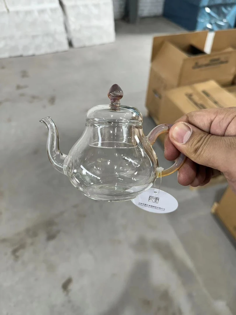 （素匠）梨形壶小壶200ml球滤彩金紫