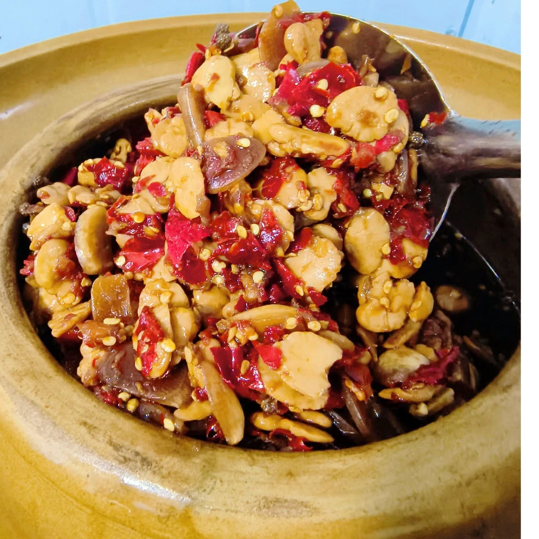 （传统豌豆瓣）湖北宜昌长阳特产无油豆瓣酱 蚕豆酱 500/380克