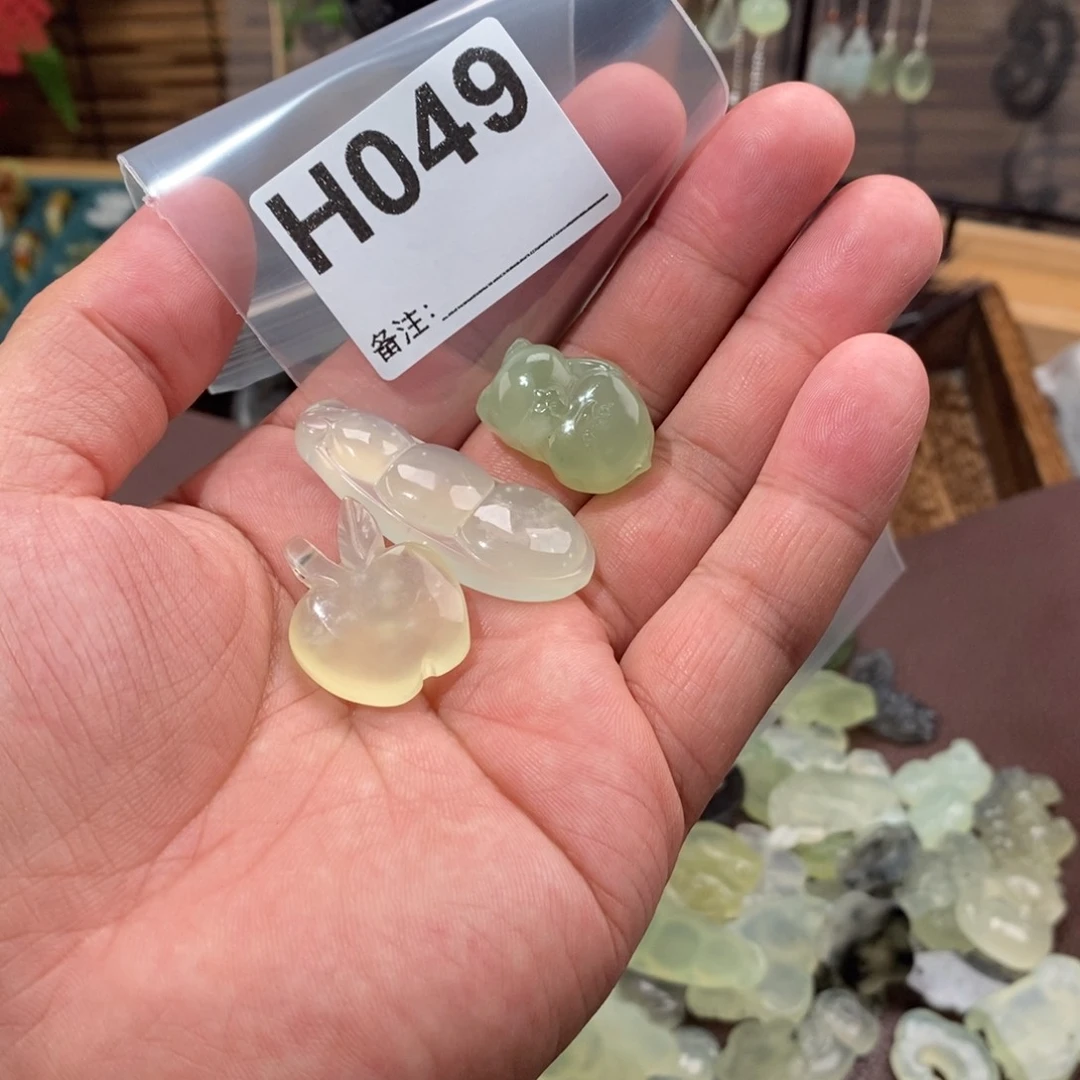 蛇纹石玉玉簪足银镀金镶嵌✨****揪