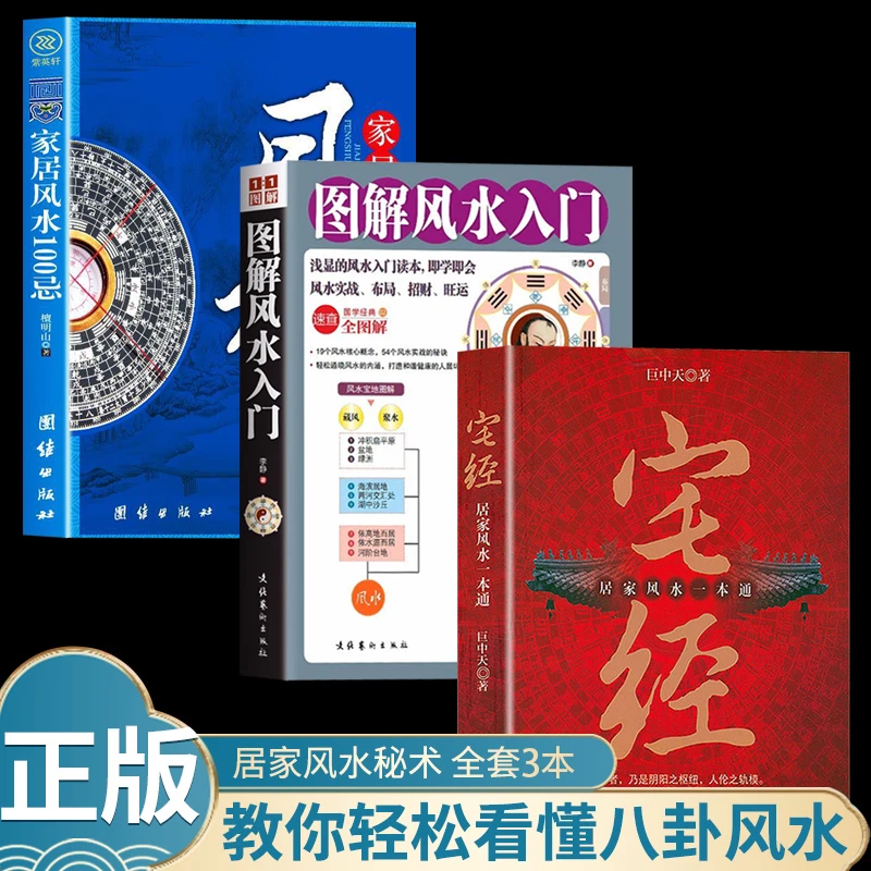 宅经居家风水一本通相宅正版书籍巨中天大师住宅家居风水基本知识