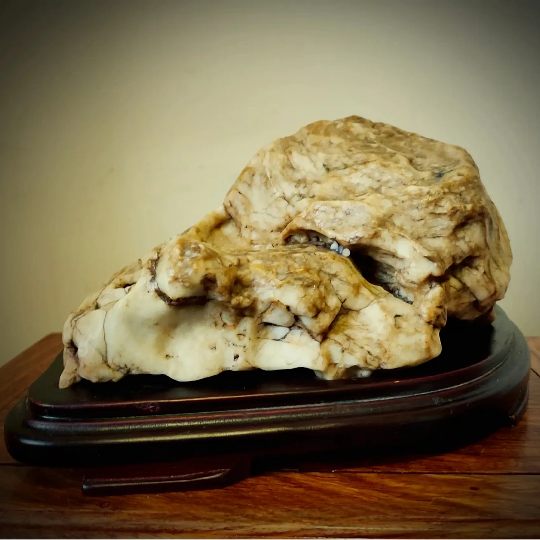 【元玺臻藏】天然奇石摆件意境之美 色如漆声如玉置之案前赏之