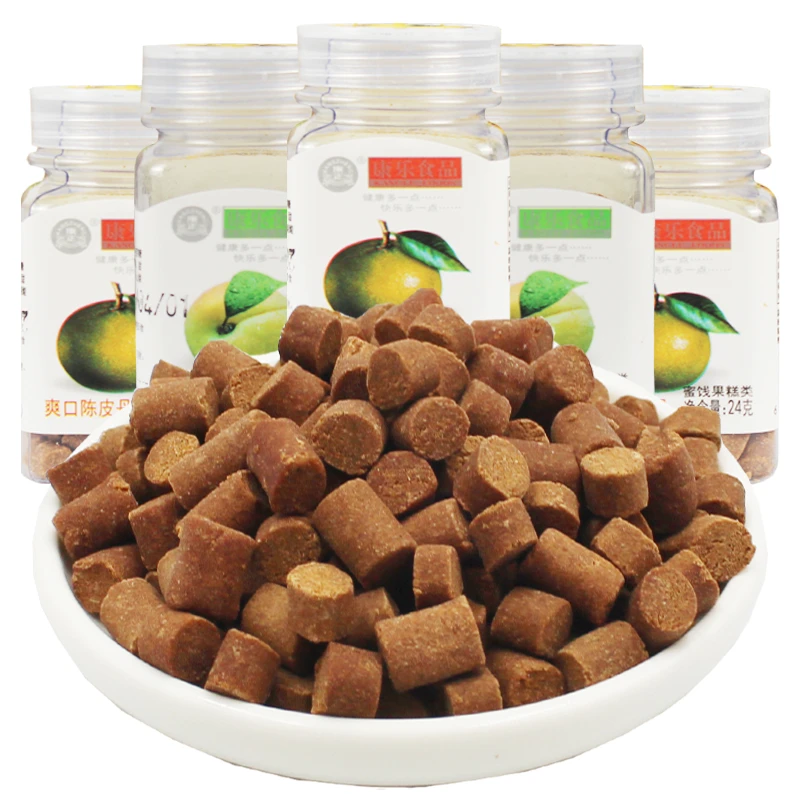 康乐陈皮丹话梅丹老鼠屎酸甜果丹猴王丹童年怀旧休闲零食凉果