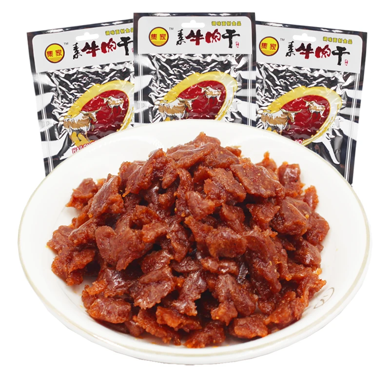 集家素牛肉干辣条豆干香辣麻辣片面筋素肉8090后童年怀旧休闲零食
