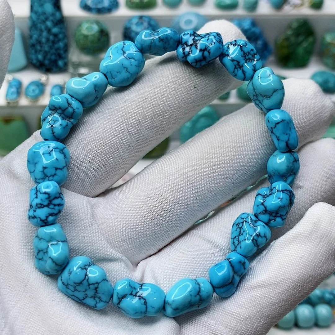 绿松石珠宝奇石未镶嵌