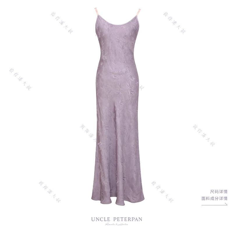 《繁华若梦》新中式提花显瘦修身吊带连衣裙彼得潘大叔