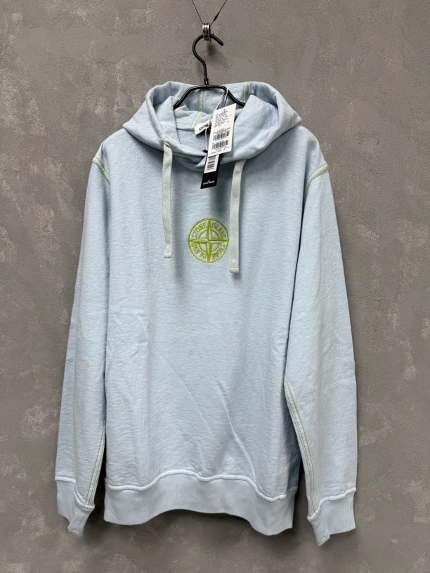 未使用 石头岛 刺绣连帽卫衣 L码 衣长68 胸围112