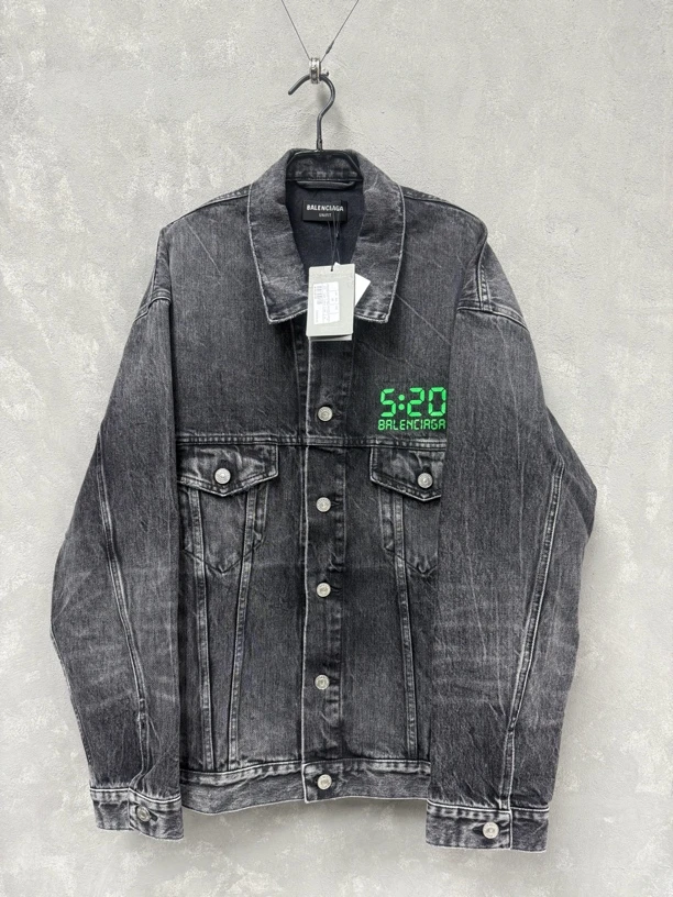 未使用 Balenciaga巴黎世家牛仔外套 520限定 XS码衣长73 胸围130