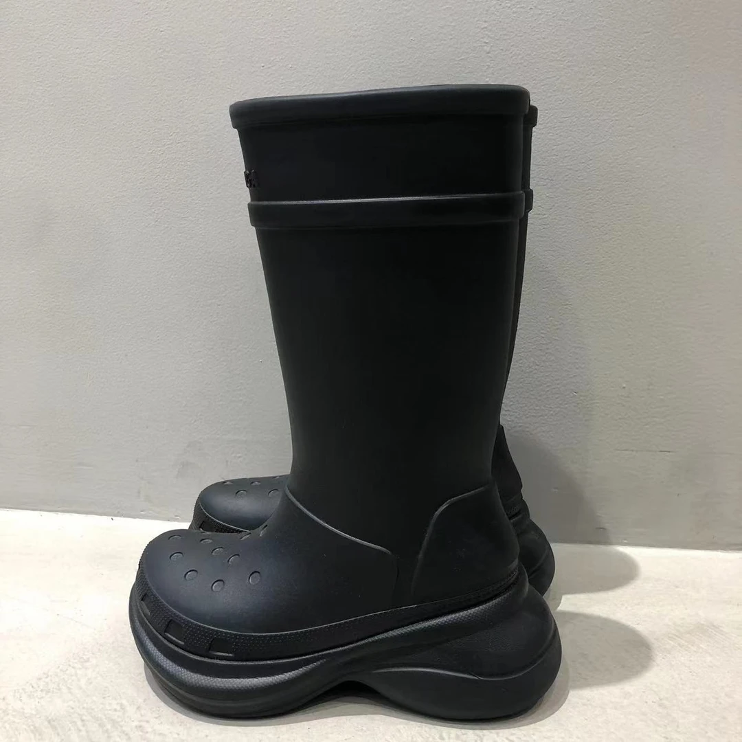 A2#四季纯色百搭高筒靴(正码正拍)