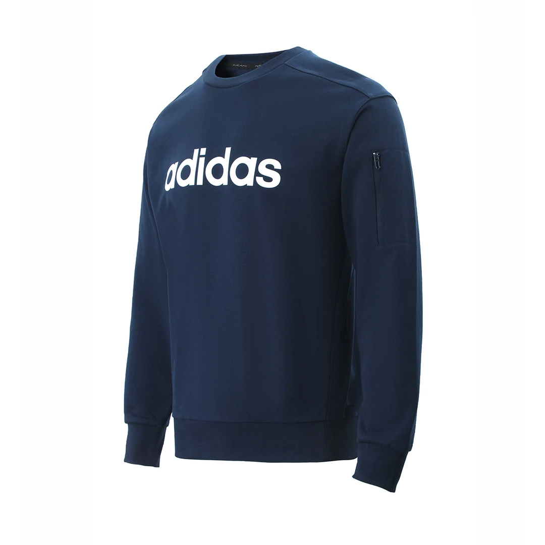 【门店在售】adidas/阿迪达斯男子秋季运动休闲套头衫JJ0419[多色]