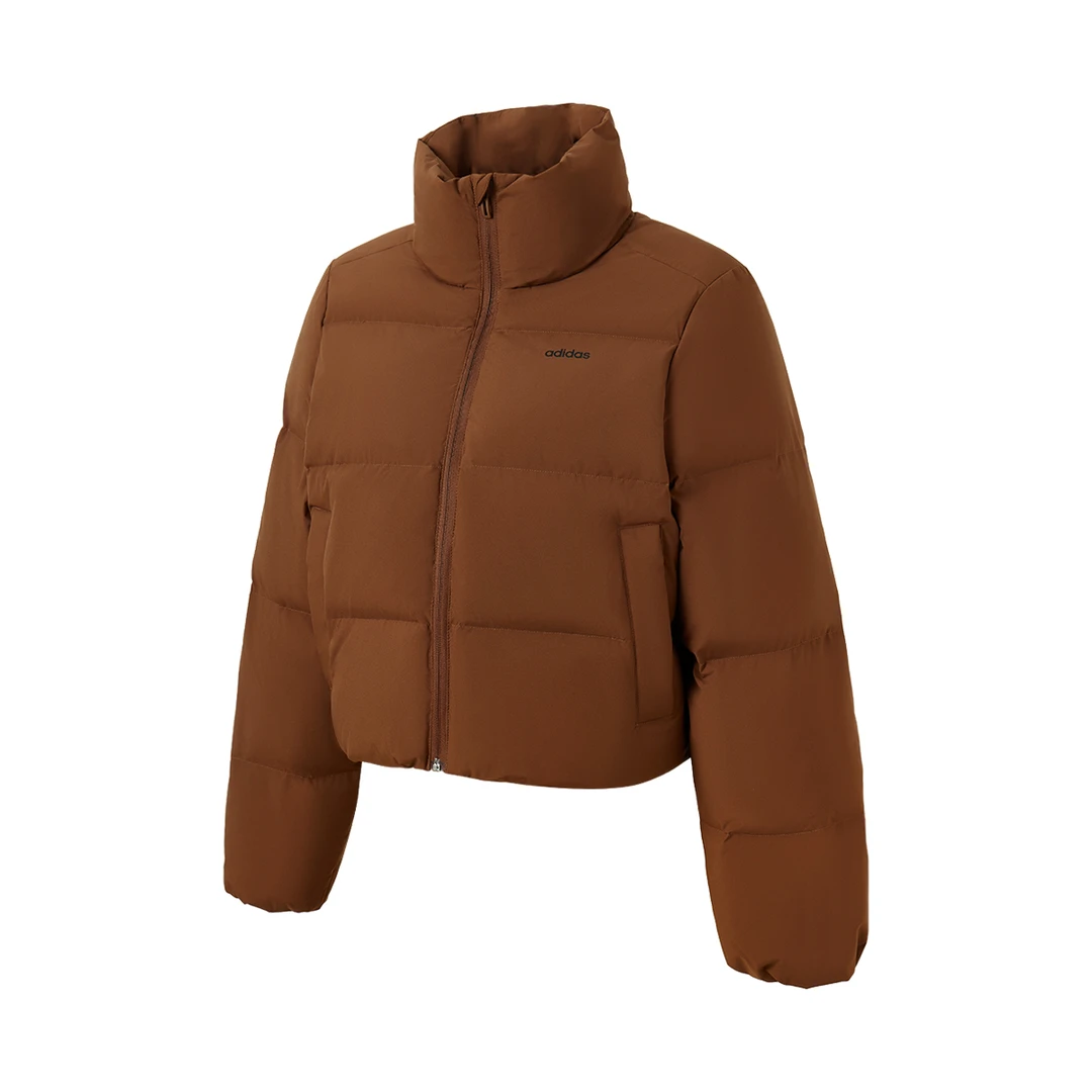 【小北专属】adidas/阿迪达斯女子时尚短款立领羽绒服 JW1685