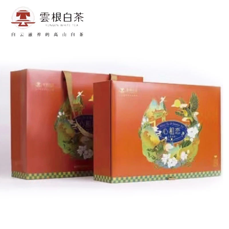 雲根白茶 心相恋-茉莉白牡丹礼盒装100g