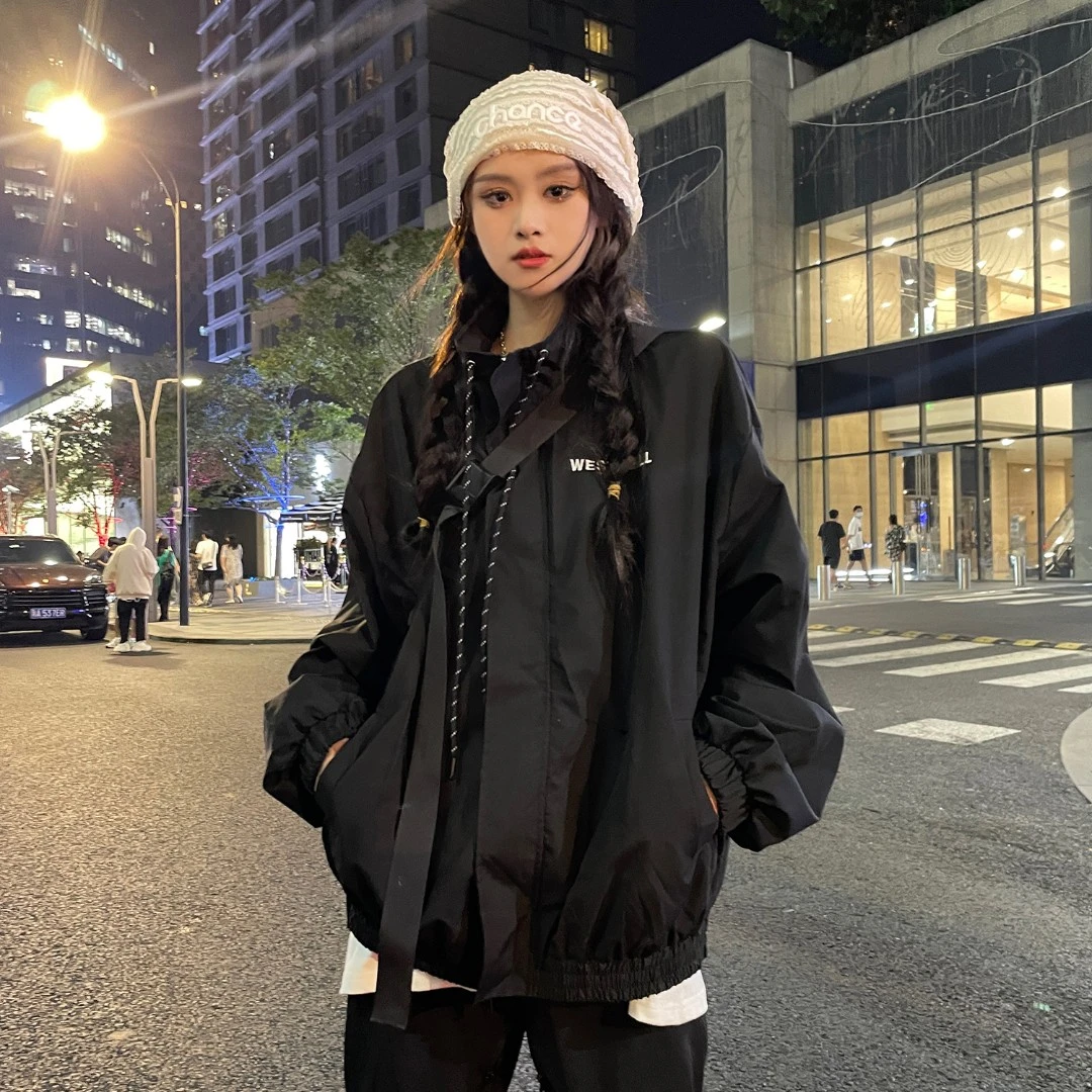 春季新款机能防风夹克冲锋衣男女同款情侣外套JK1011