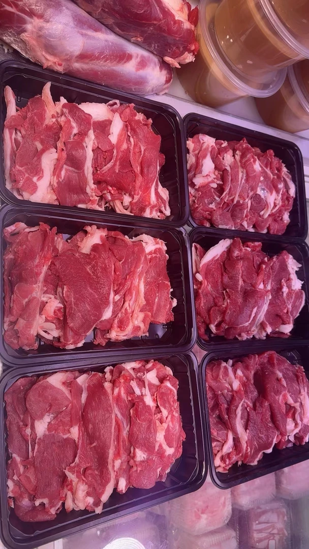 新品 铁板烤肉 羊肉切片