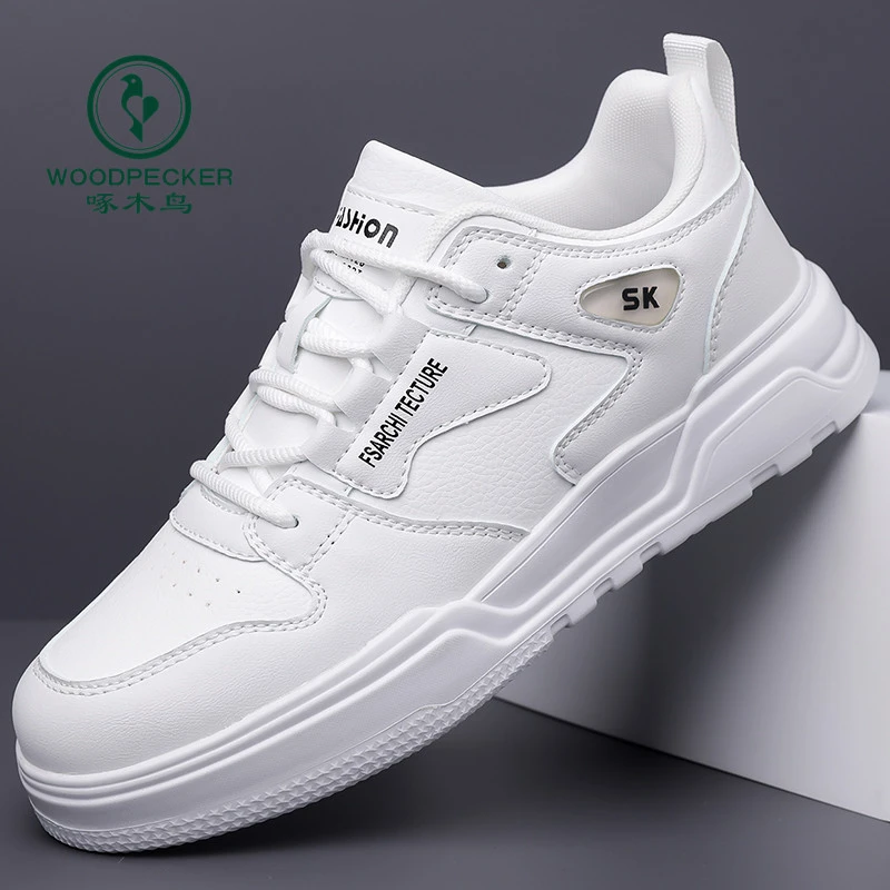 啄木鸟男鞋新款潮流百搭学生运动板鞋男士休闲爆款网红潮鞋小白鞋
