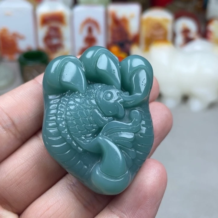 和田玉（青白玉）颈饰未镶嵌