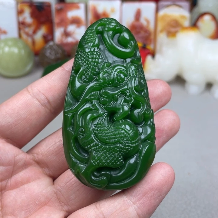和田玉（青白玉）颈饰未镶嵌