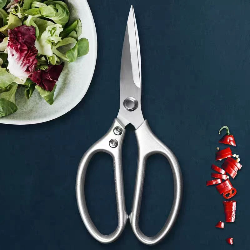 工业加厚剪刀锋利不锈钢家用剪纸办公室厨房剪子多功能辅食菜鸡鸭